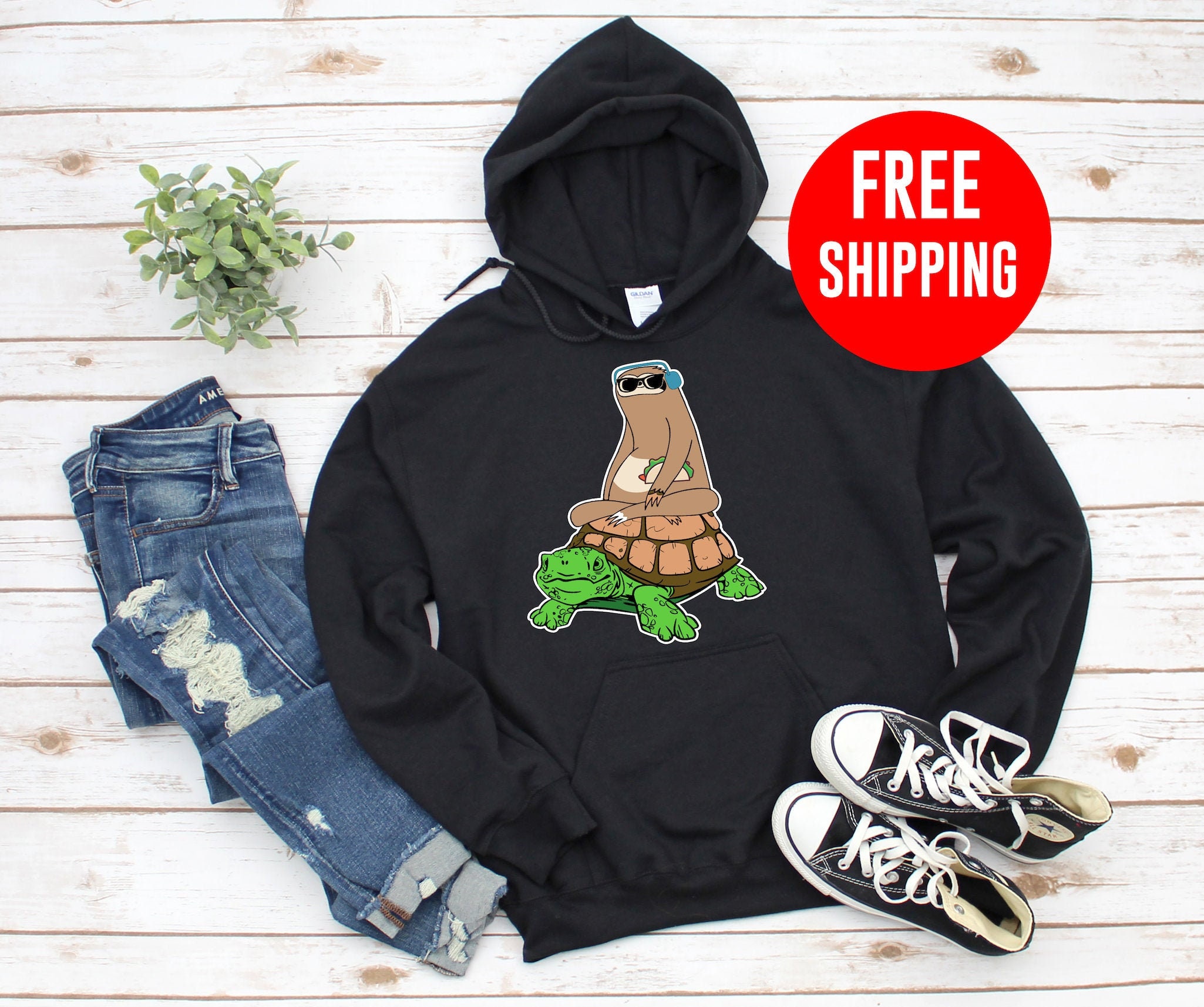 Sloth Hoodie Sloth Sweater Funny Sloth 