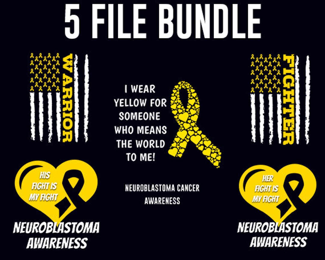 Neuroblastoma Cancer Png Bundle, Neuroblastoma Cancer Awareness Month