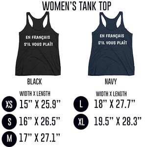 Insegnante di francese / Camicia / Canottiera / Felpa con cappuccio / Camicia insegnante divertente / Camicia francese / Regalo insegnante francese / Regali insegnante / Apprezzamento insegnante immagine 5