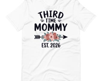 Débardeur Annonce Grossesse "Mom 2026" Avec Motif Cœur Et Battement - Pour Future Maman - Cadeau Grossesse - 13