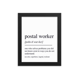 Postbote Geschenk, Postbote Wandkunst, Geschenk für Postbote, Postbote Geschenk, Postbote Geschenk, Postbote Geschenk, Postarbeiter Bürokunst