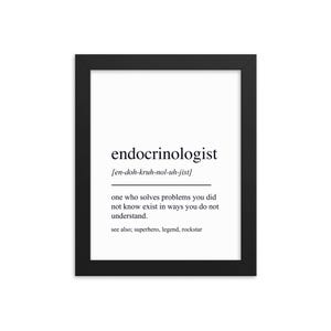 Endocrinologist Gift, Endocrinologist Wall Art, Gifts For Endocrinologist, Endocrinologist Wall Decor, Endocrinology Art Print
