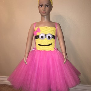 pink minion dress Minions Stuart In Pink Bunny Suit Universal Airblown