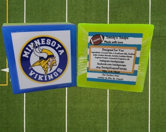 Football Soaps - Minnesota Vikings - Sports Soap - NFL Gifts - NFC North