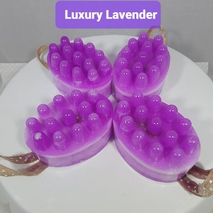 Soap On A Rope - Spa Time - Luxury Lavender Massage Soap - Girls Gift