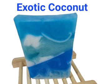 Coconut Soap - Glycerin Soap - Beach Wedding - Tropical Soaps - Beach Décor