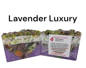 Lavender Luxury Soaps - Purple Soap - Spa Soap - Hand Made Soap