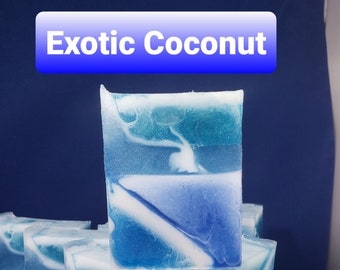 Coconut Soap - Glycerin Soap - Beach Wedding - Tropical Soaps