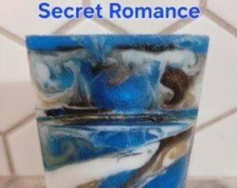 Straight Up Savage - Cologne Soap - Secret Romance - Unisex Soap - Manly Soap - Blue Soap