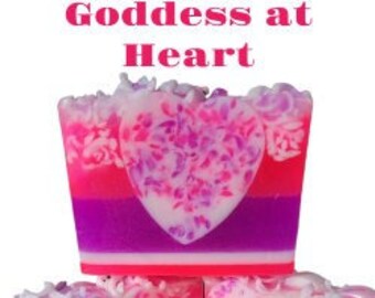 Mother's Day Soap - Goddess at Heart Soap -  Valentine's Day Soap - Heart Soaps