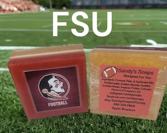 Football Soaps - FSU - Sports Soap - ACC Football Gifts
