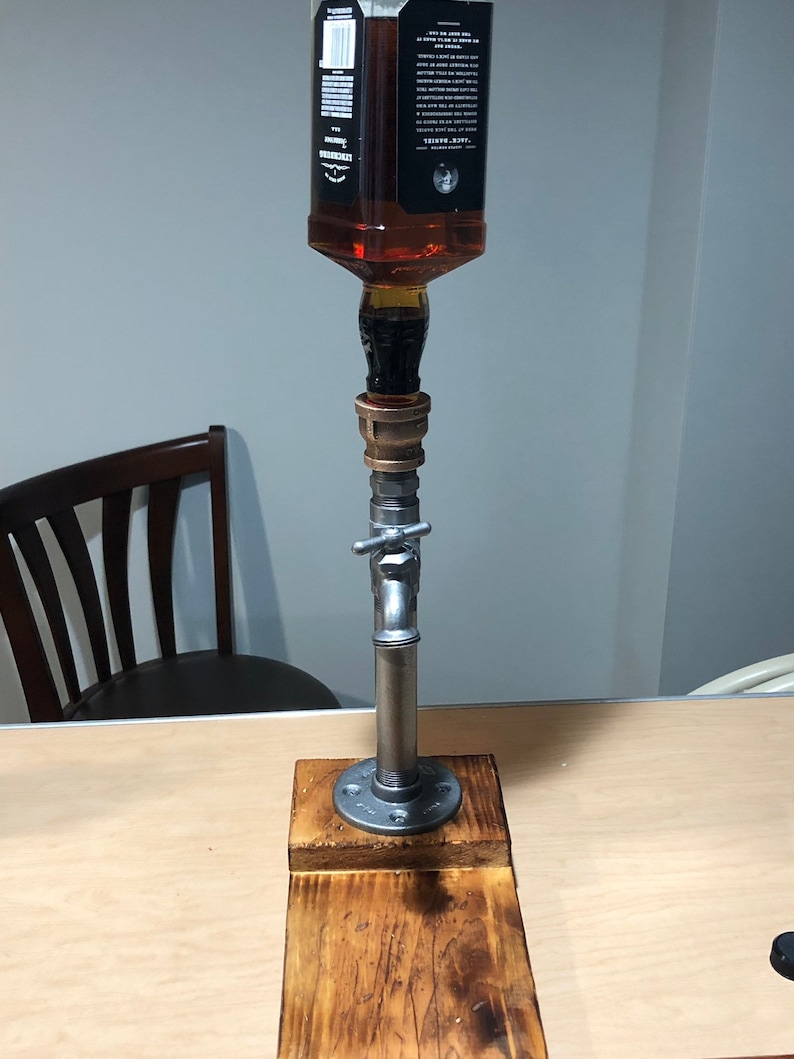 Industrial pipe liquor dispenser Etsy