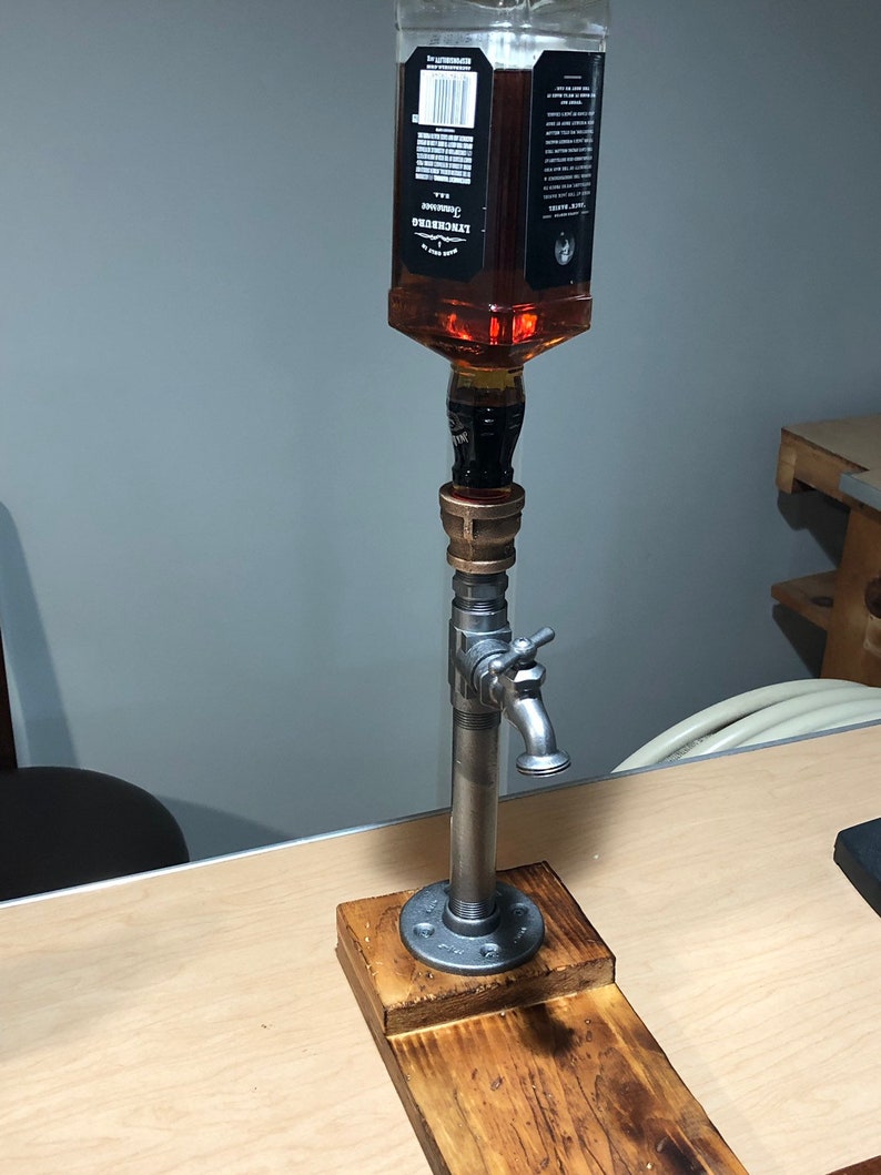 Industrial pipe liquor dispenser Etsy