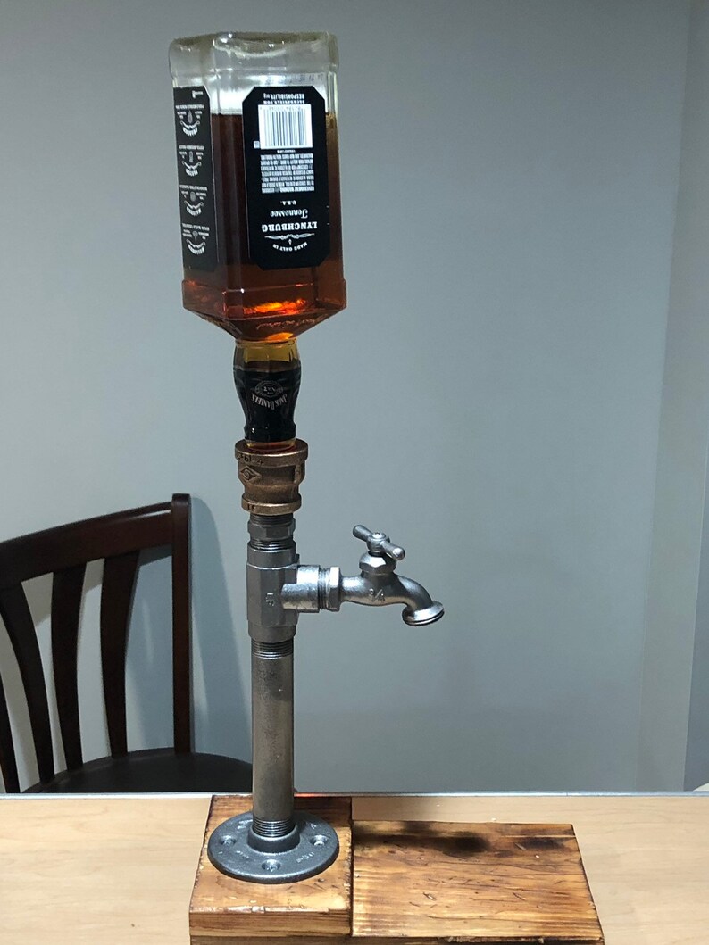 Industrial pipe liquor dispenser Etsy