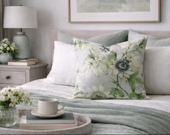 Country Cottage Linen Decorative Throw Pillow Cover
