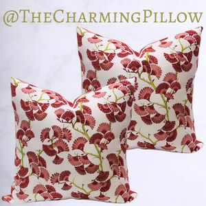 Ying Asian Tree Rose Decorative Pillow Cover