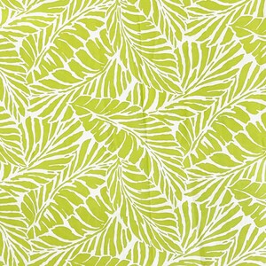 Tropical Leaf Silhouette Outdoor Decorative Throw Pillow Cover