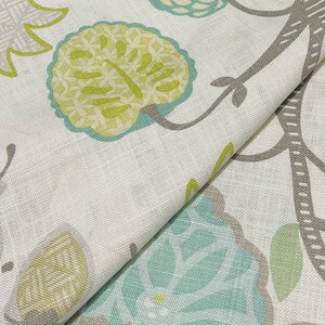 Indienne Spearmint Villa Nove Floral Decorative Throw Pillow Cover