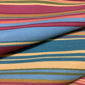 Vintage Striped Colorful Decorative Throw Pillow Cover