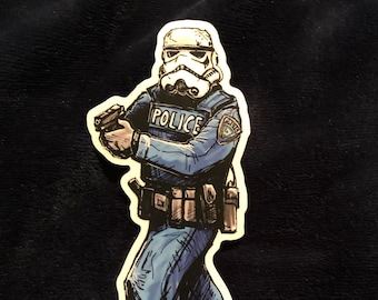 Police trooper sticker