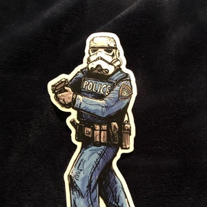 Police trooper sticker