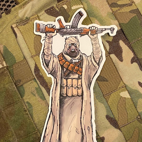 Battle Tribe Desert Raider sticker
