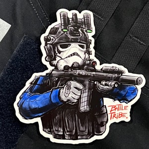Sticker Swat Trooper Battle Tribe