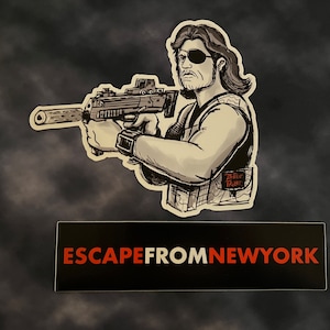 Battle Tribe “Snake” and EscapeFromNEWYork bumper sticker