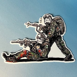 Medic trooper sticker