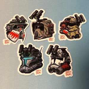Battle Tribe Mini Trooper sticker pack #2
