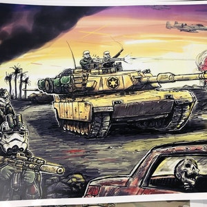 Blitzkrieg 11x17 Kunstdruck 2A