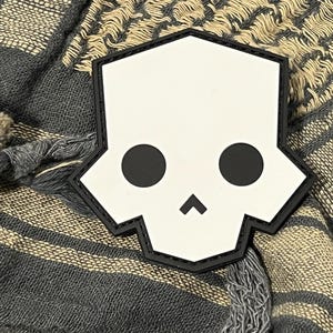 Battle Tribe Skull PVC Patch