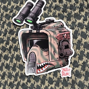 Pegatina de Tropic Trooper de la tribu de batalla