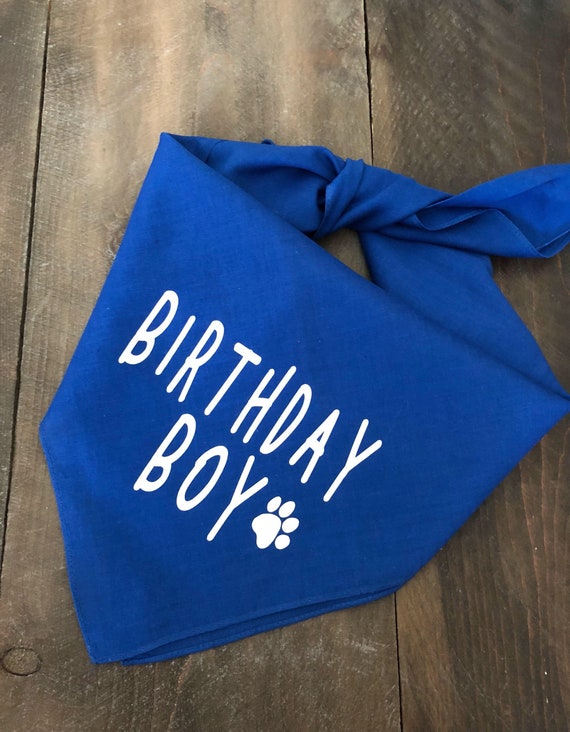Birthday Boy Dog Bandana. Dog Birthday Bandana. Dog Birthday | Etsy