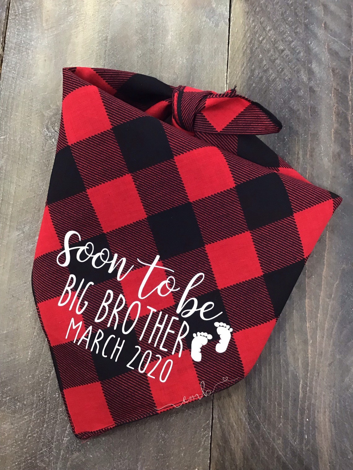 Soon to be Big Brother or Big Sister Dog Bandana. Pregnancy Etsy