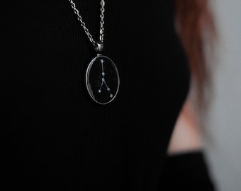 Cancer constellation necklace / Cancer zodiac sign necklace / astrology gifts / zodiac jewelry / June July August birthday gift / celestial