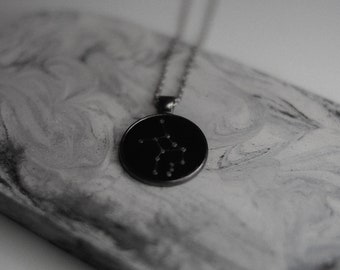 Collana con costellazione della Vergine / Collana con segno zodiacale Vergine / Regali astrologici / Gioielli zodiacali / Regalo di compleanno agosto settembre ottobre