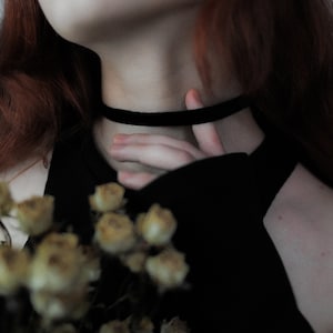 Elastisches Samt Halsband / dehnbar Halsband / Gothic Halsband / Gothic Halsband / Gothic Halsband / Nu Goth / Nu Goth