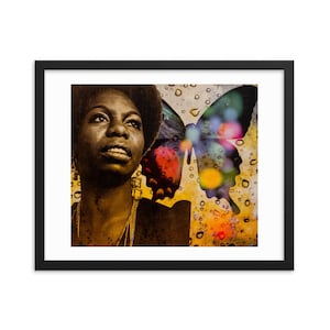 ART REVOLUTION Tribute to Nina Simone Framed Original Art