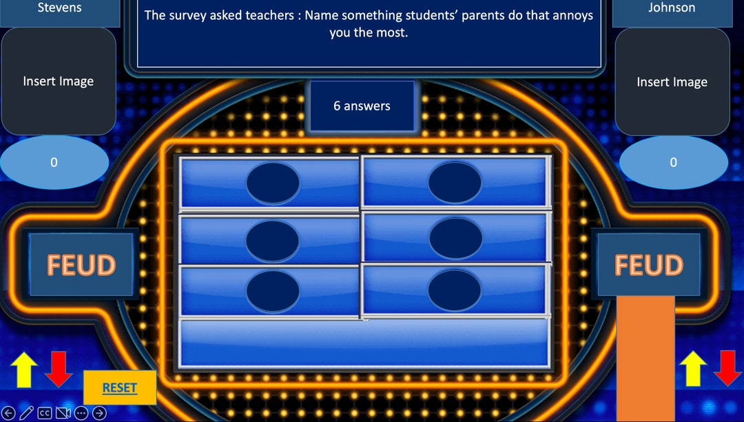 Family Feud Powerpoint Template With Sound Family Feud Powerpoint Template With Sound