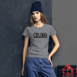 Hashtag LEO Women&#39;s short sleeve t-shirt