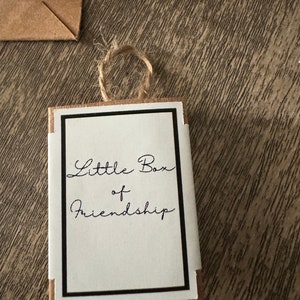 Kleine Box der Freundschaft