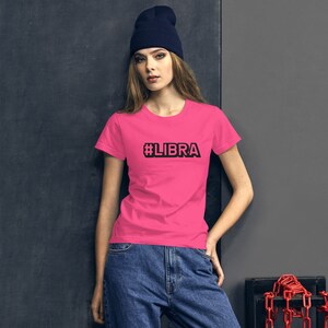 Hashtag LIBRA Women&#39;s short sleeve t-shirt