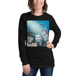 Nina Lorraine James Under Light Blue Sky Unisex Long Sleeve Tee