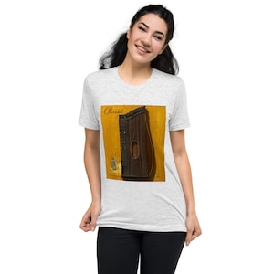 Classic Zither Art Portrait Short sleeve t-shirt