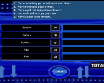 Feud Speed Round Game