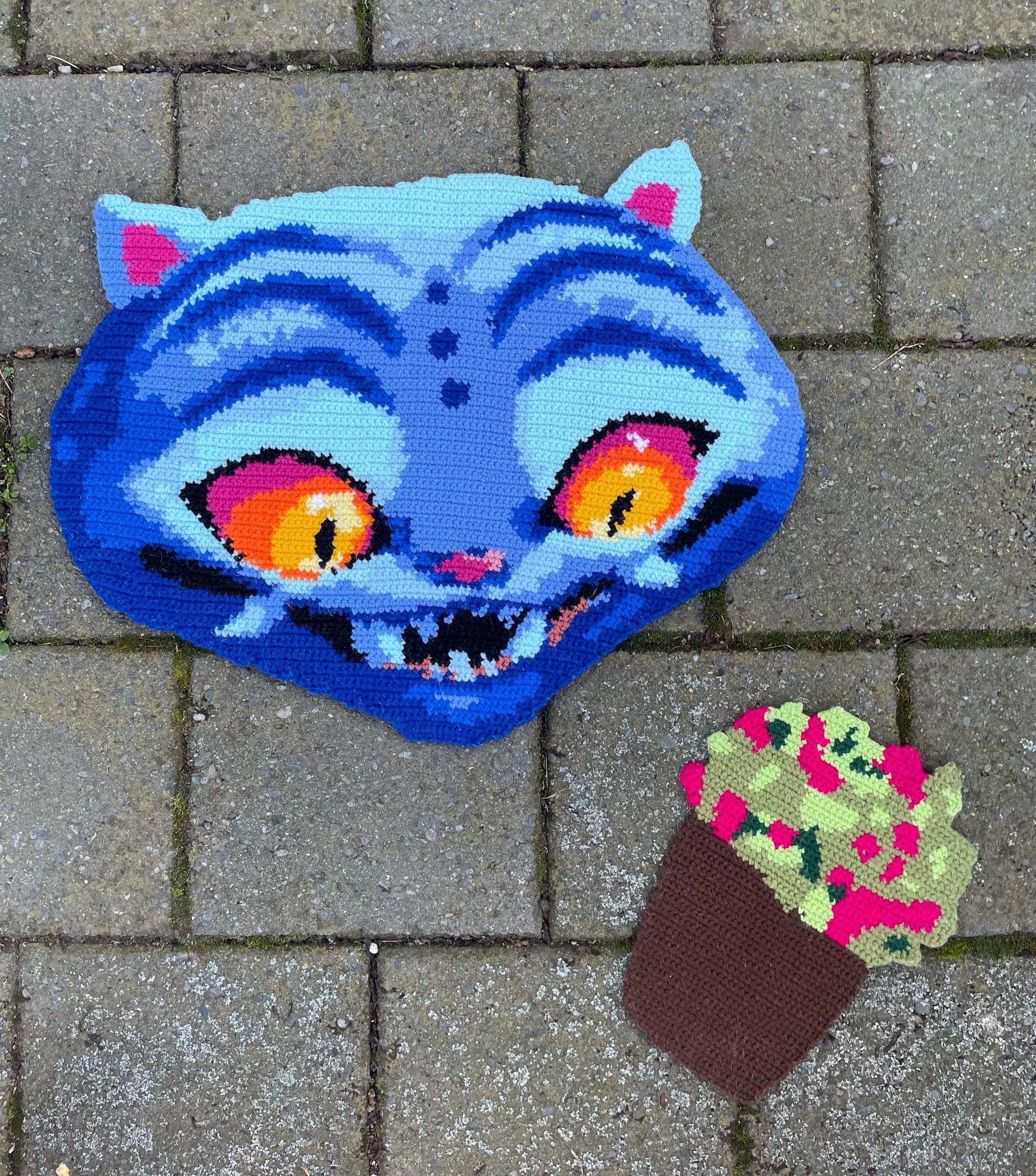 Derpy Cat and Pot Plant Pattern - Etsy