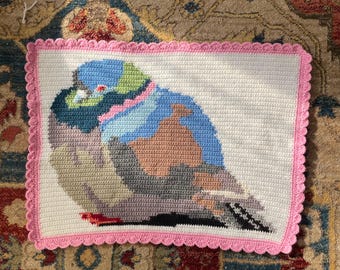 Plump Pigeon Crochet Tapestry Pattern