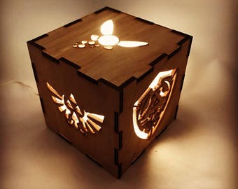 Legend of Zelda Wooden Nightlight, Wooden Lamp