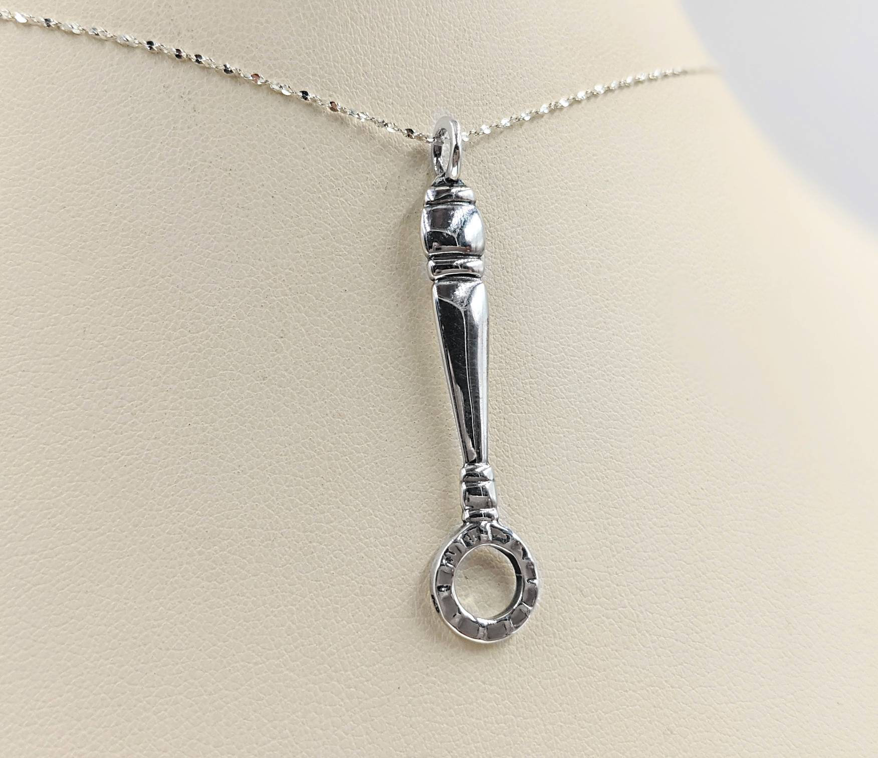 925 Sterling Silver Bubble Blower Pendant Necklace With - Etsy